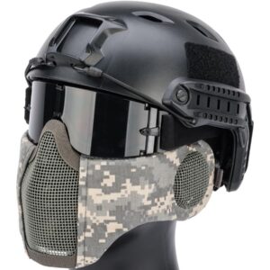 Airsoft maska sa zaštitom za uši