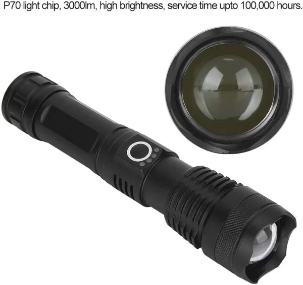 JIA baterijska LED lampa sa zumom - Slika 6
