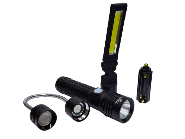 Magnetna LED lampa sa 3 zamenjive glave
