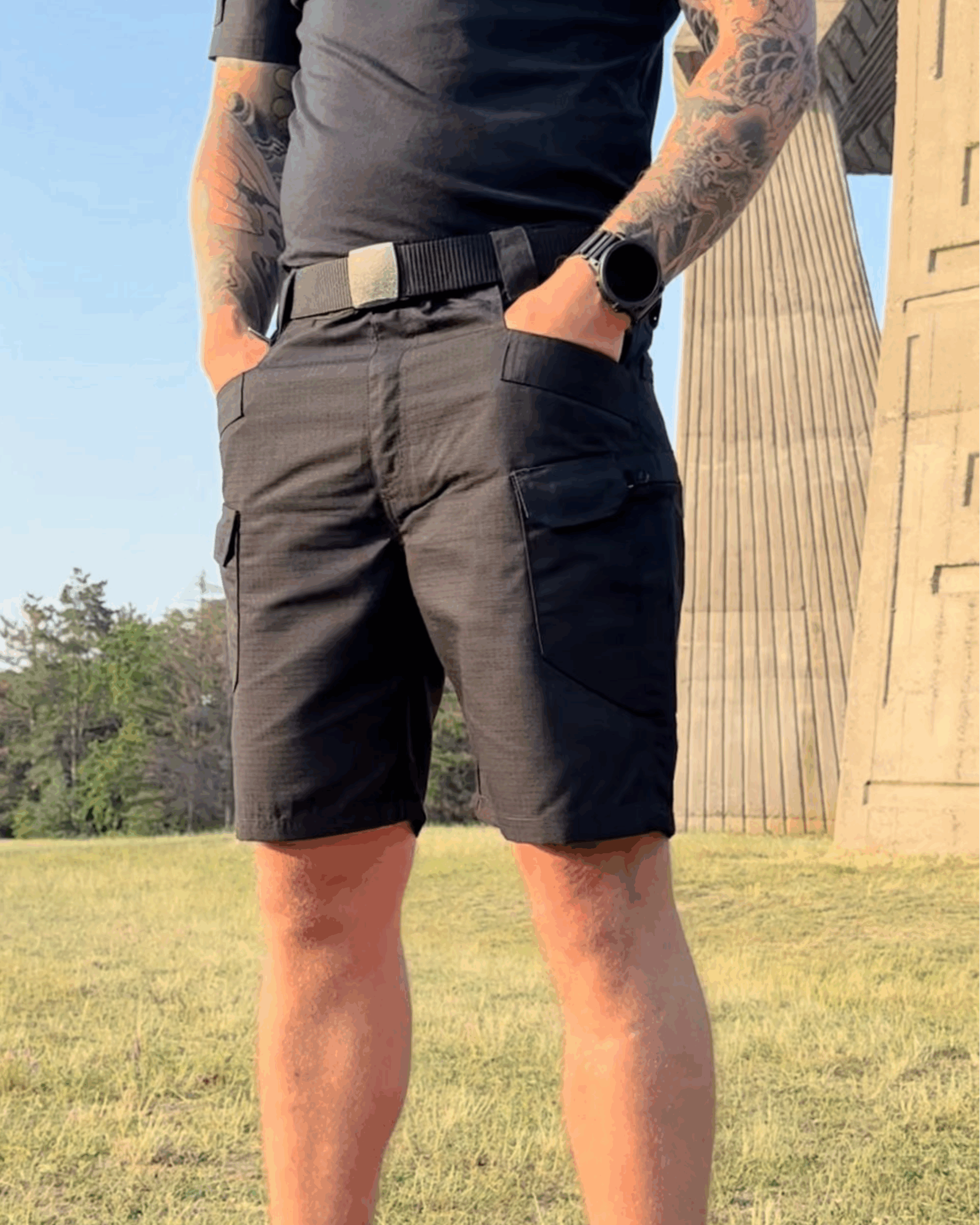 Bermude CTU - Crne - Slika 4