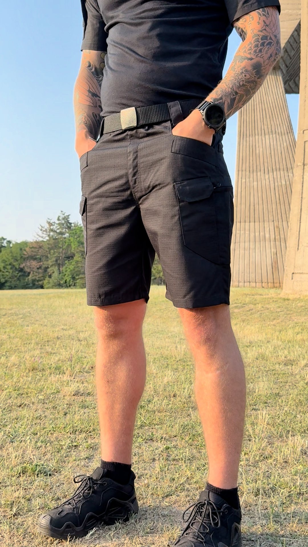 Bermude CTU - Crne - Slika 3