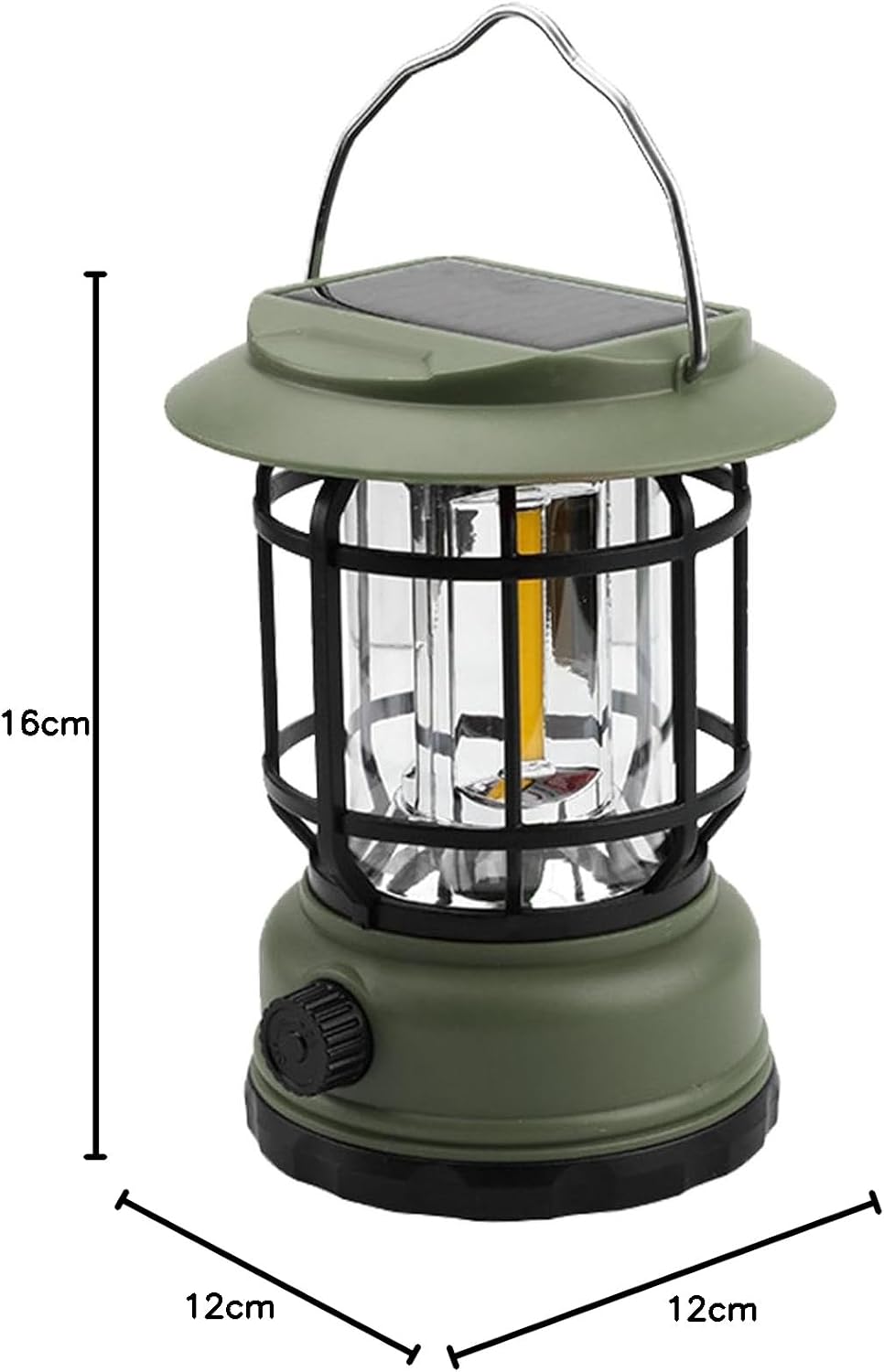 Led solarni fenjer sa baterijom - Slika 2