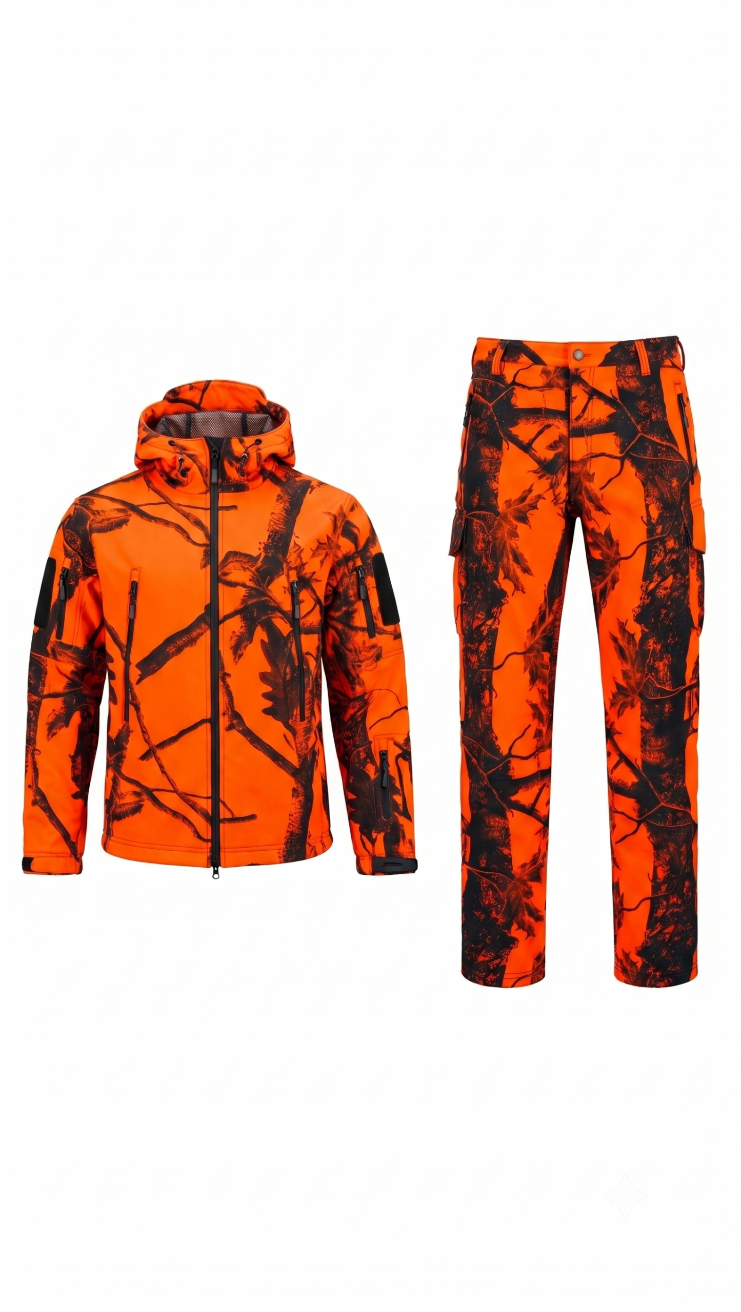 Vodootporne pantalone Soft Shell – Fluo forest - Slika 3